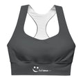 Recycled Longline Sports Bra Charcoal-Gray 3XL Sports Bra AwRans Clothing all-over-print-recycled-longline-sports-bra-white-front-67ec1d178f1a3