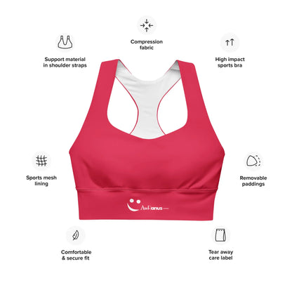 Recycled Longline Sports Bra - AwRans Clothing