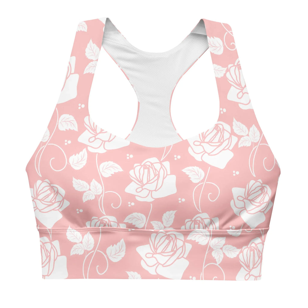 Recycled Longline Sports Bra 3XL Sports Bra AwRans Clothing all-over-print-recycled-longline-sports-bra-white-front-67ec497059832