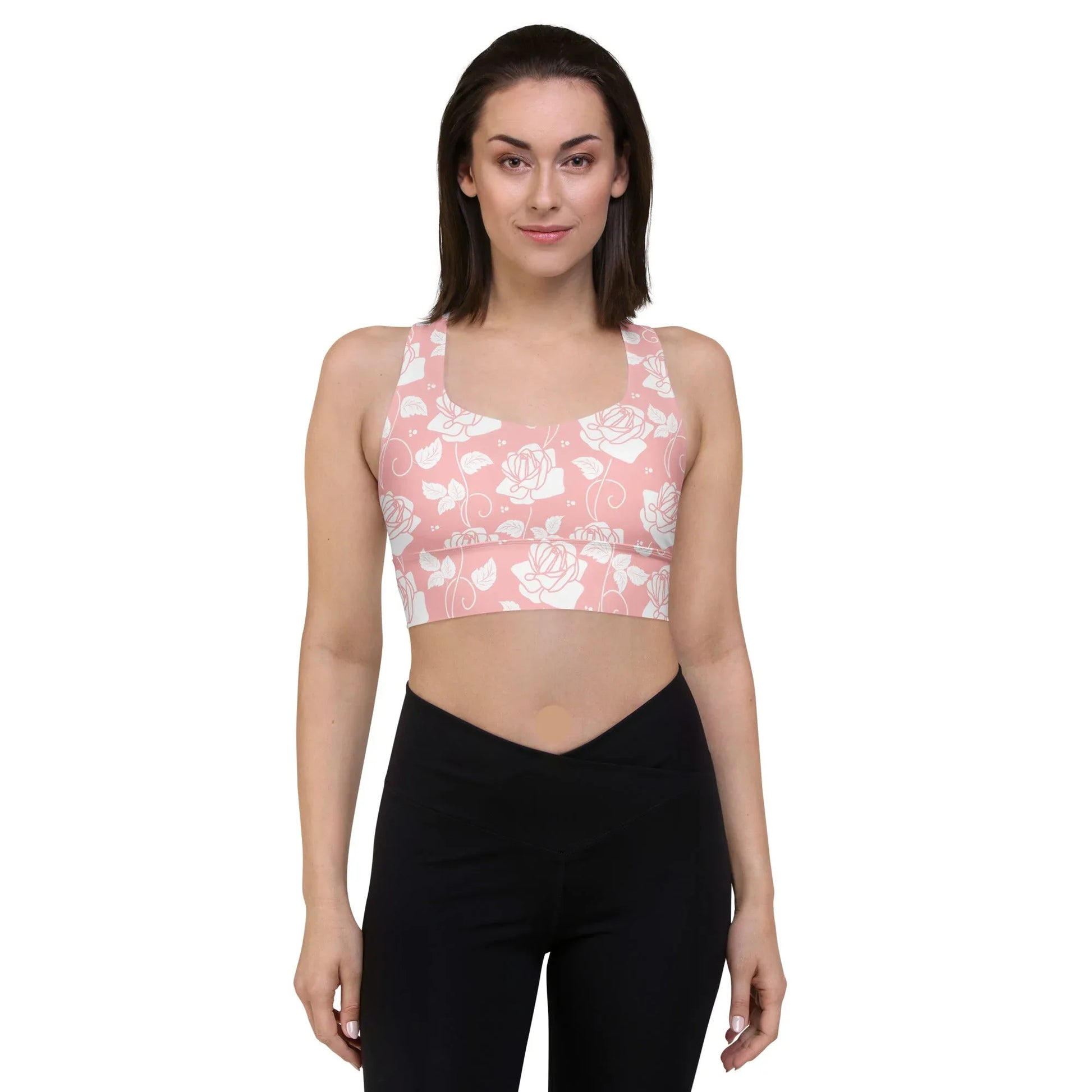 Recycled Longline Sports Bra - AwRans Clothing