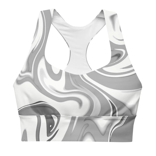 Recycled Longline Sports Bra - AwRans Clothing