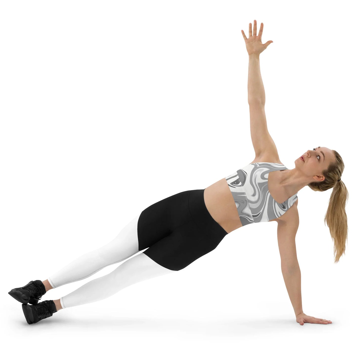 Recycled Longline Sports Bra - AwRans Clothing