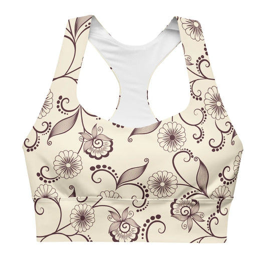 Recycled Longline Sports Bra - AwRans Clothing