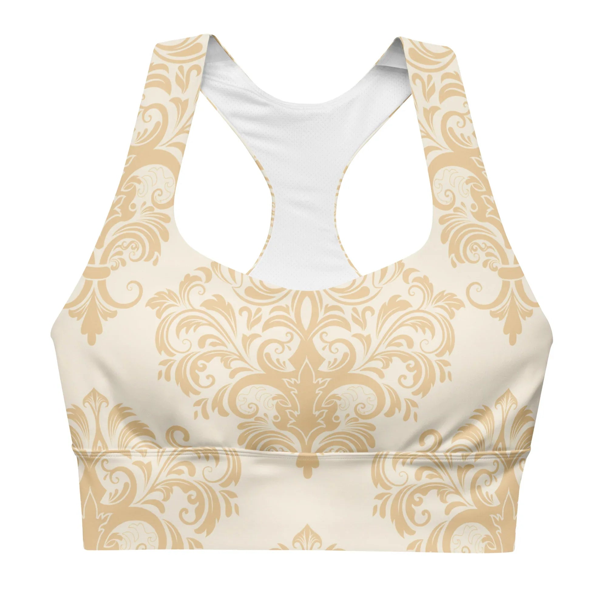 Recycled Longline Sports Bra 3XL Sports Bra AwRans Clothing all-over-print-recycled-longline-sports-bra-white-front-67ec4cf2d32a1