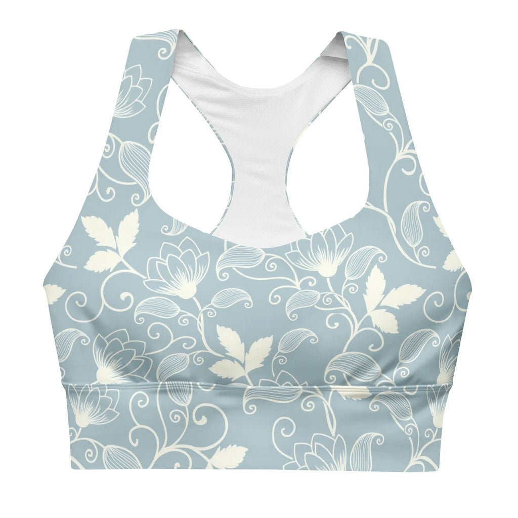 Recycled Longline Sports Bra 3XL Sports Bra AwRans Clothing all-over-print-recycled-longline-sports-bra-white-front-67ec4d6e3f9ff