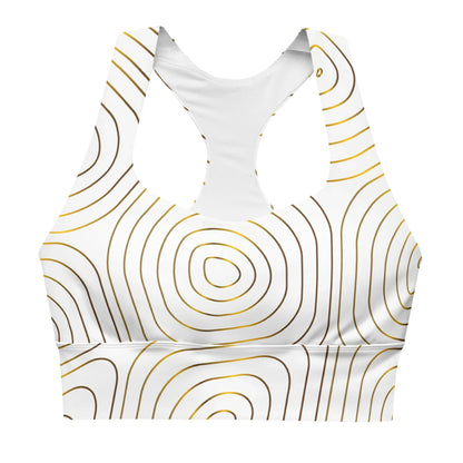 Recycled Longline Sports Bra - AwRans Clothing