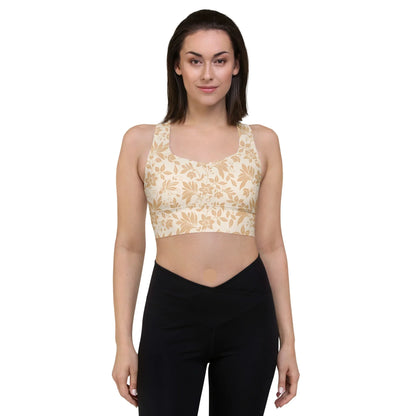 Recycled Longline Sports Bra - AwRans Clothing