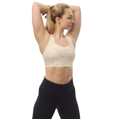 Recycled Longline Sports Bra - AwRans Clothing