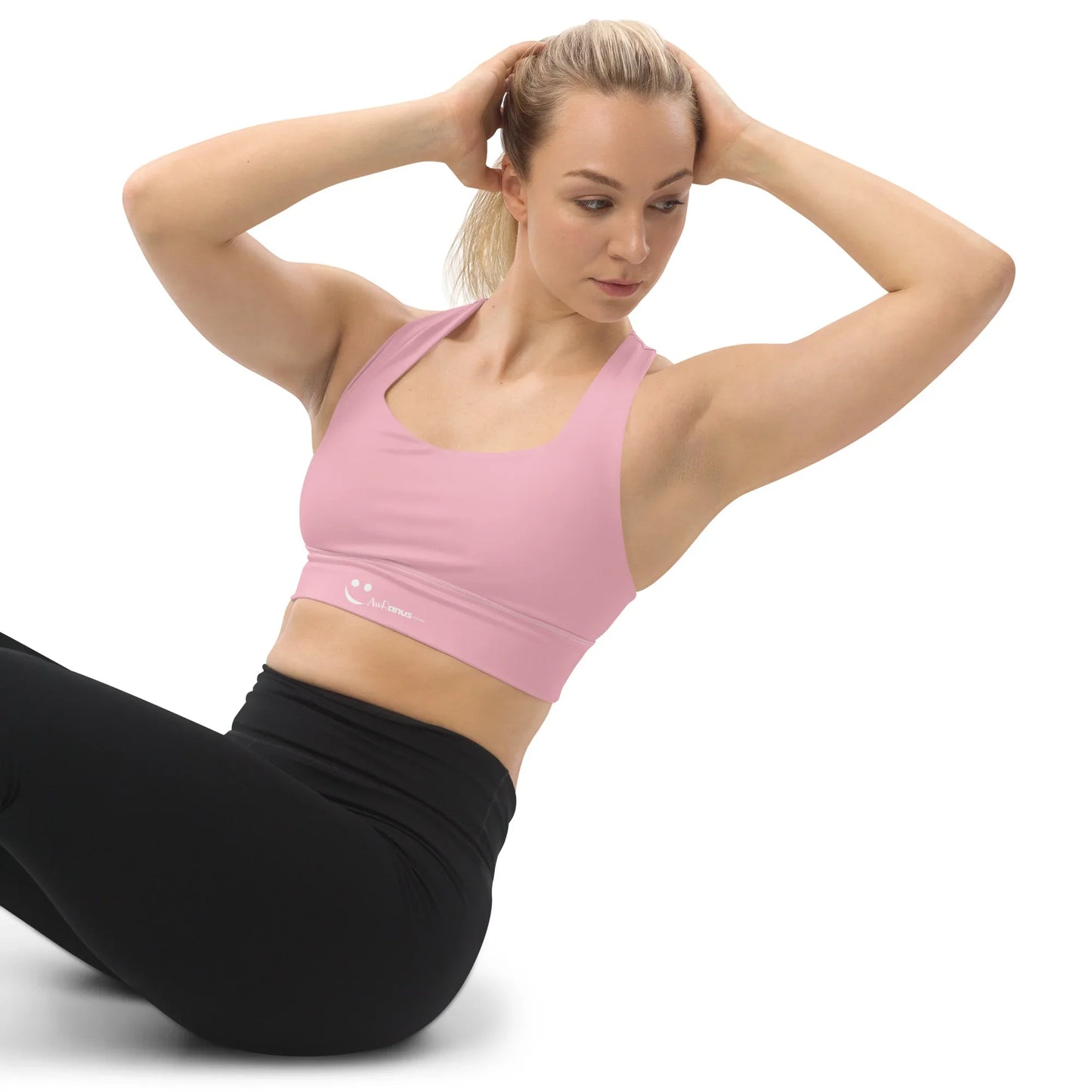 Recycled Longline Sports Bra - AwRans Clothing