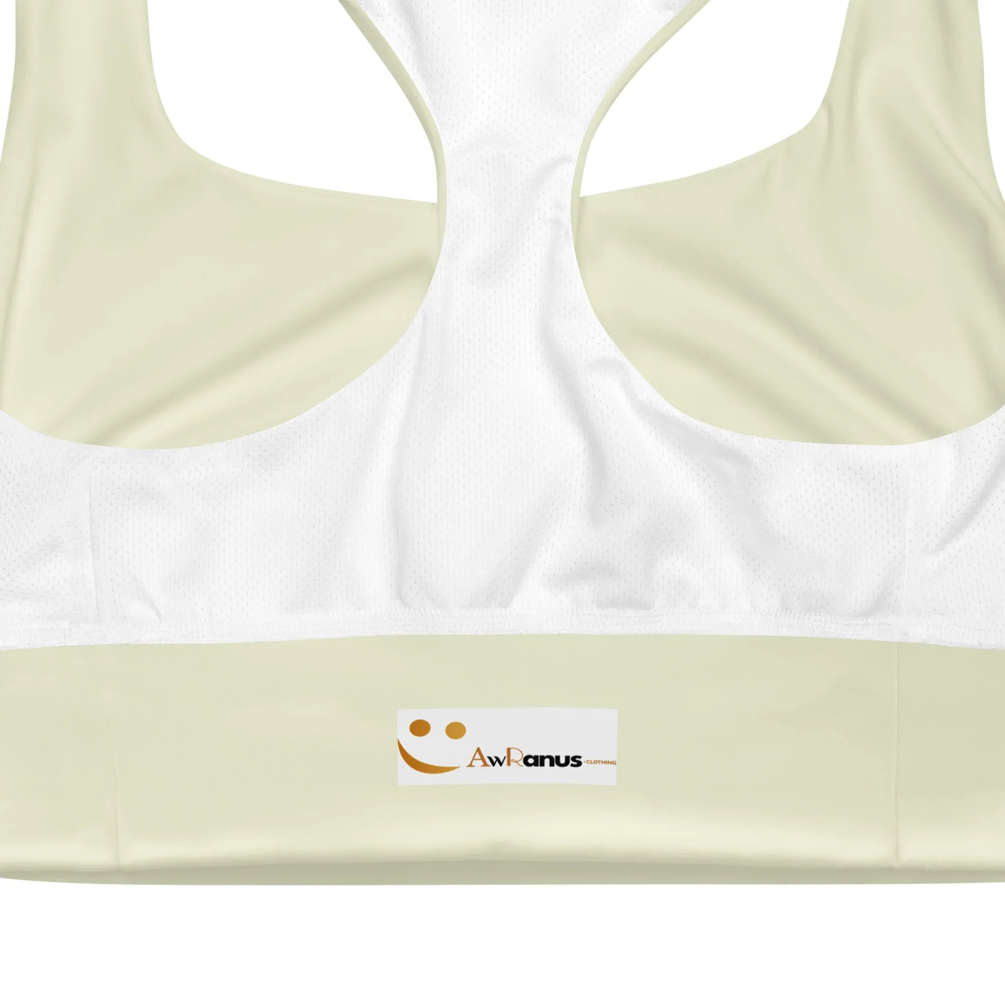 Recycled Longline Sports Bra Sports Bra AwRans Clothing all-over-print-recycled-longline-sports-bra-white-product-details-67ec17a111e43