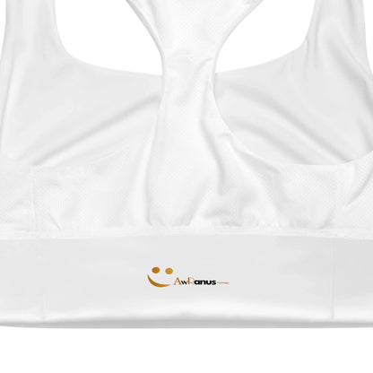 Recycled Longline Sports Bra - AwRans Clothing