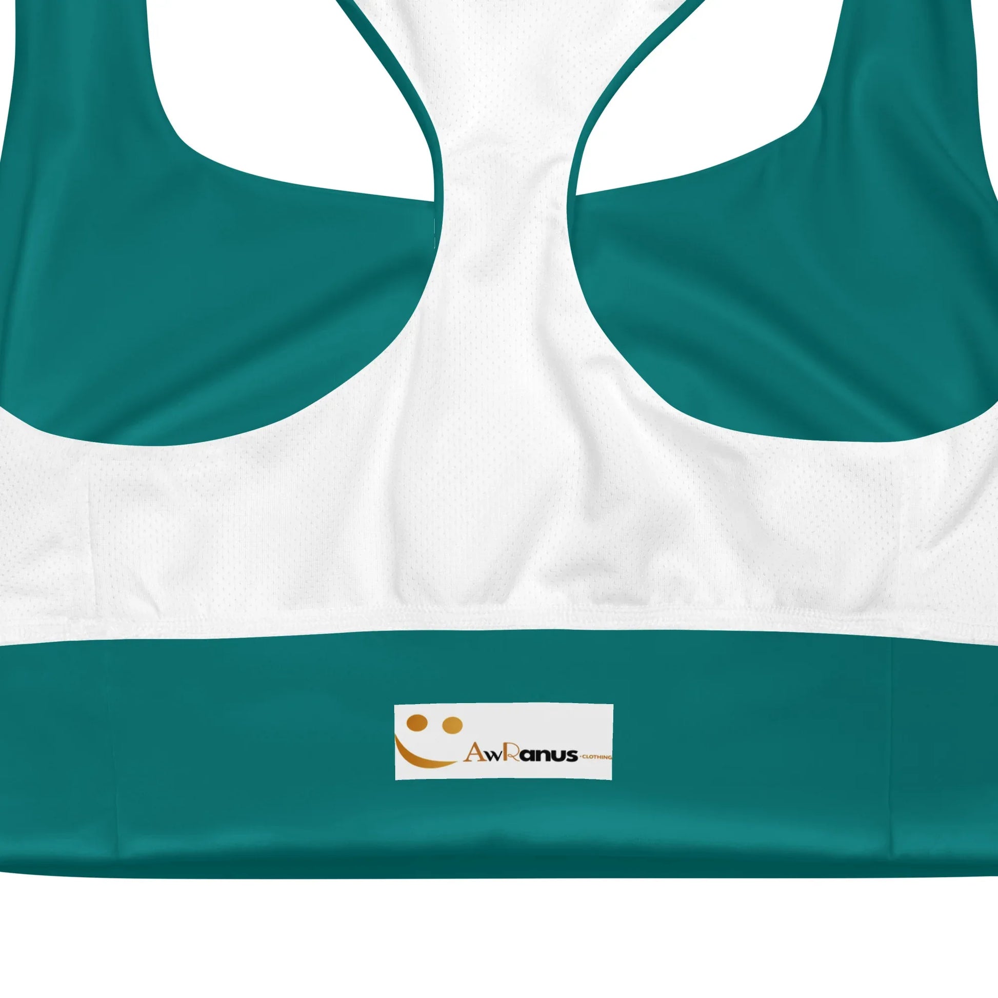 Recycled Longline Sports Bra - AwRans Clothing