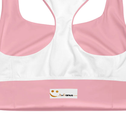 Recycled Longline Sports Bra - AwRans Clothing