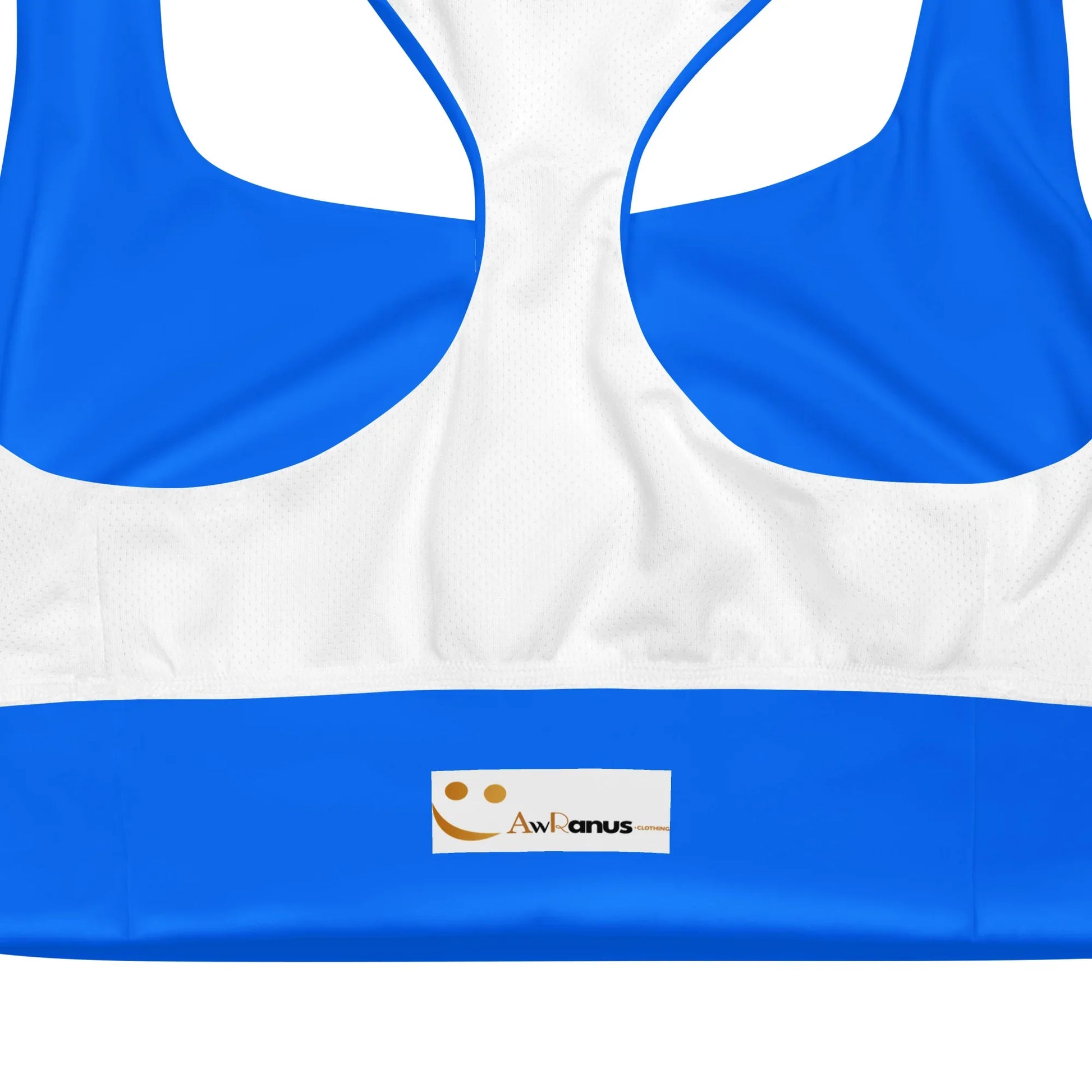 Recycled Longline Sports Bra - AwRans Clothing