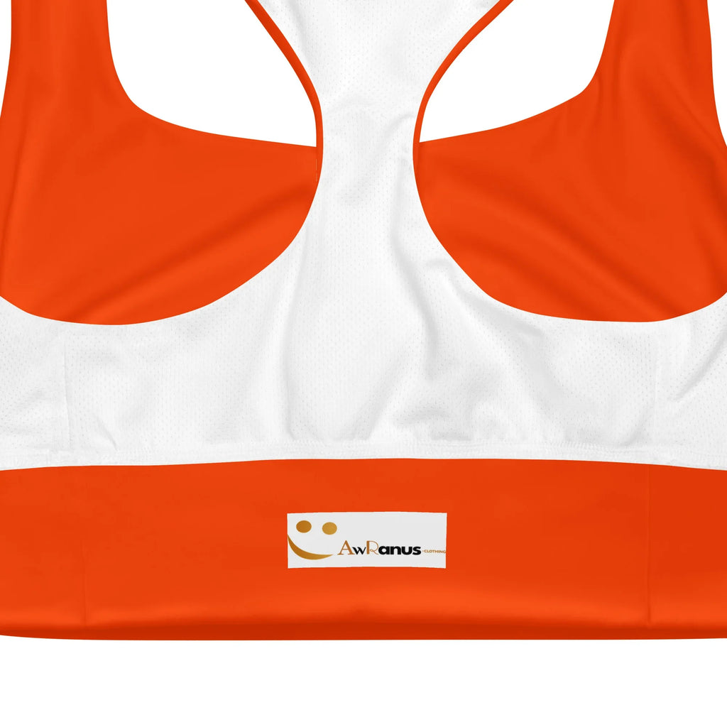 Recycled Longline Sports Bra Sports Bra AwRans Clothing all-over-print-recycled-longline-sports-bra-white-product-details-67ec1b2d413bf
