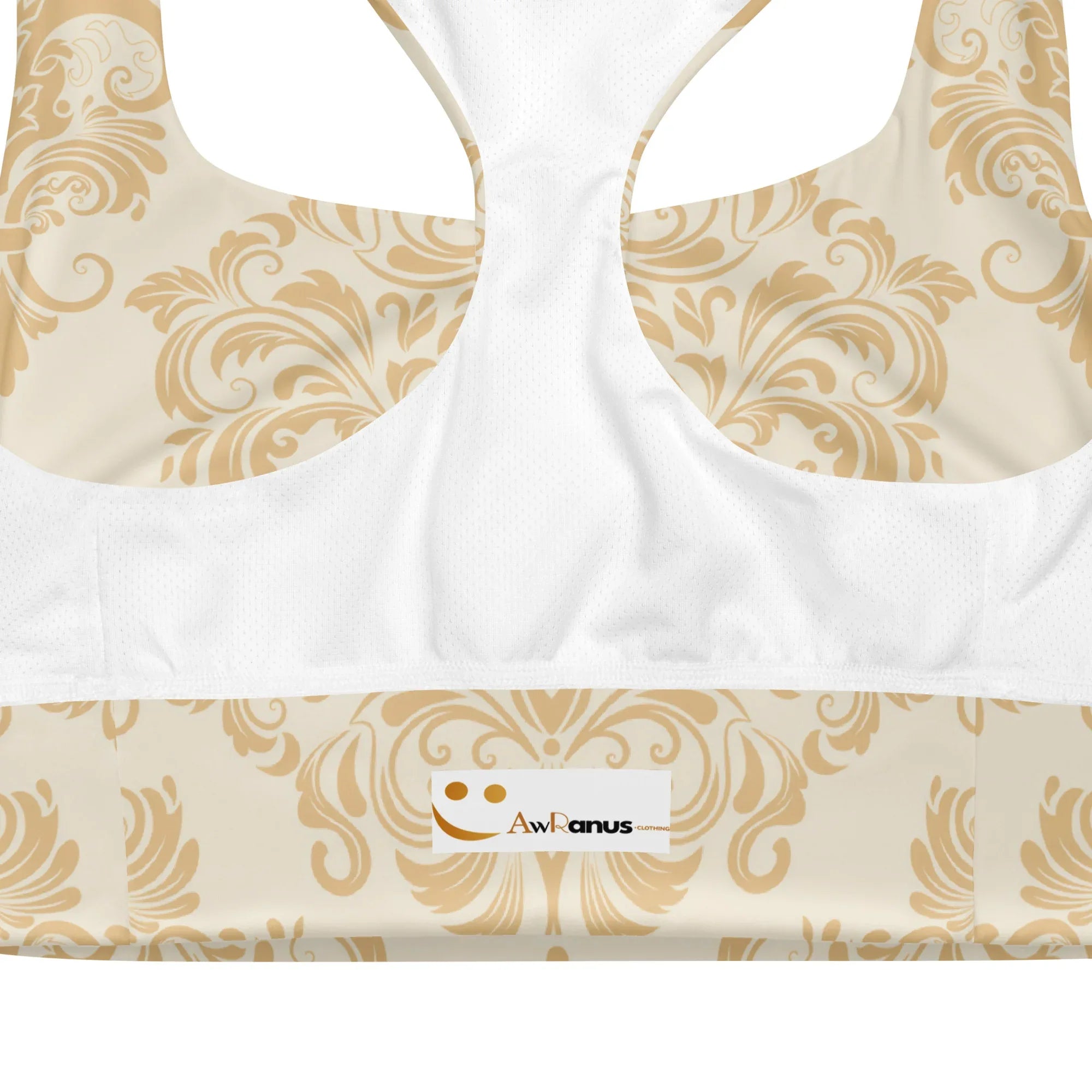 Recycled Longline Sports Bra Sports Bra AwRans Clothing all-over-print-recycled-longline-sports-bra-white-product-details-67ec4cf2d46e9