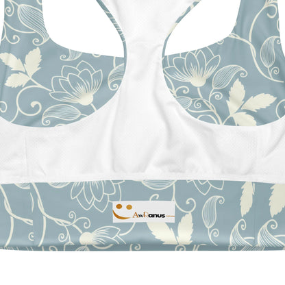 Recycled Longline Sports Bra - AwRans Clothing