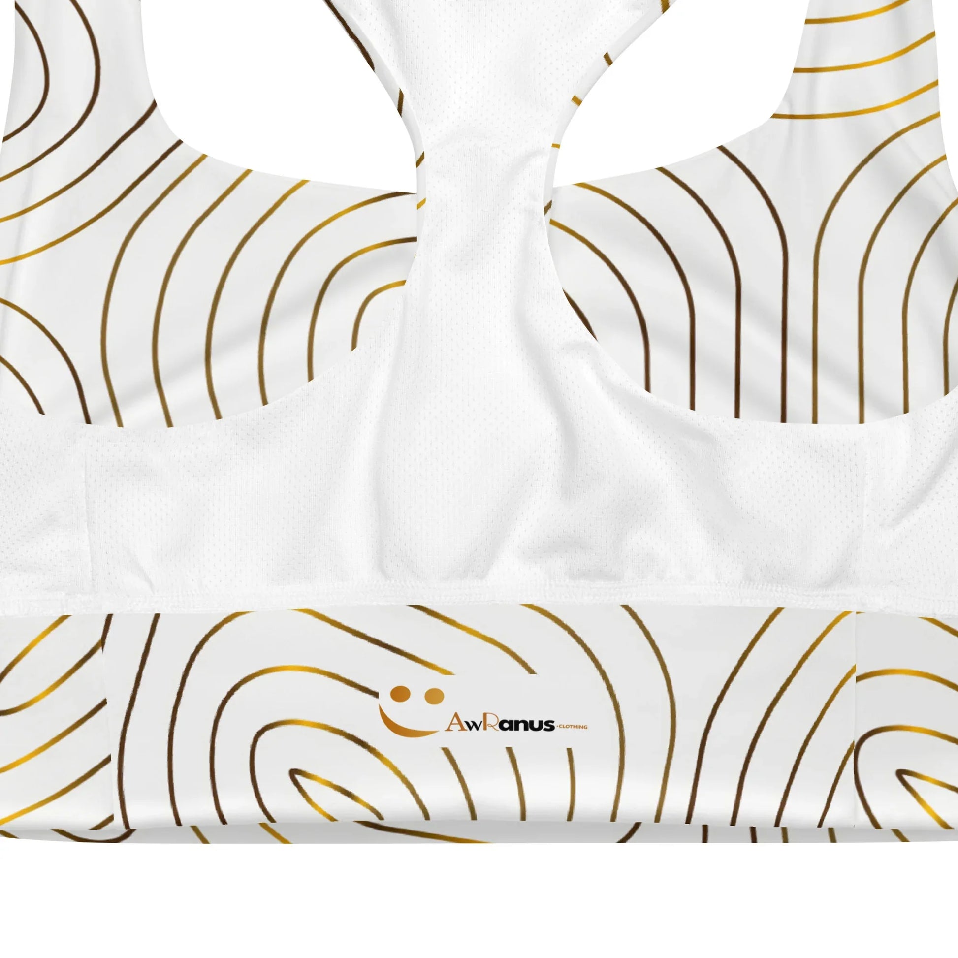 Recycled Longline Sports Bra - AwRans Clothing