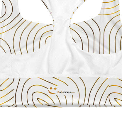 Recycled Longline Sports Bra - AwRans Clothing