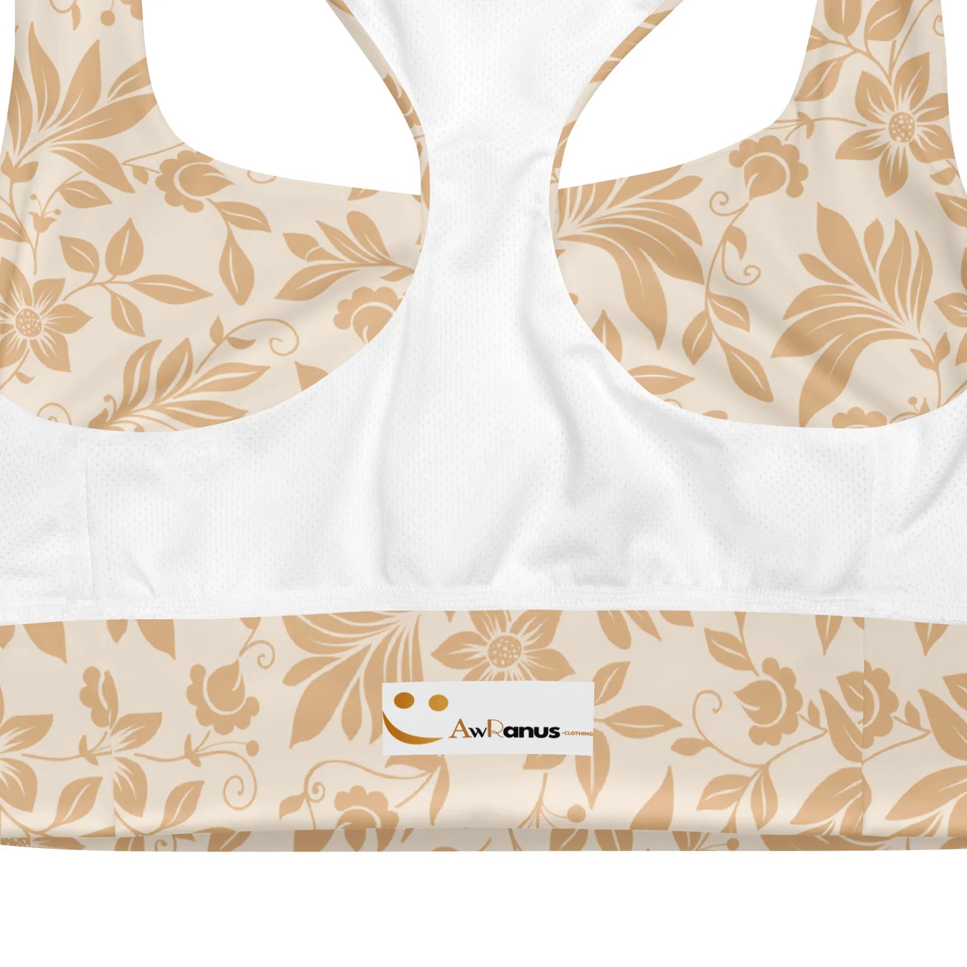 Recycled Longline Sports Bra - AwRans Clothing