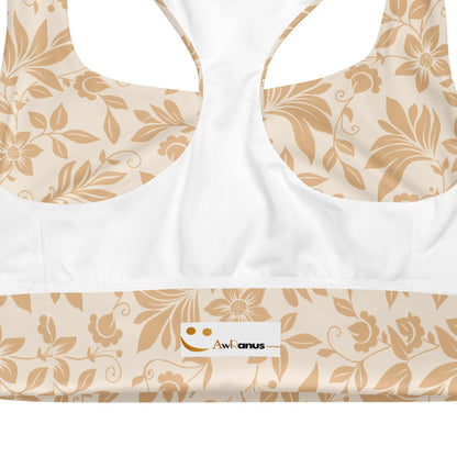 Recycled Longline Sports Bra - AwRans Clothing