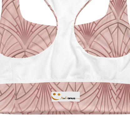 Recycled Longline Sports Bra - AwRans Clothing