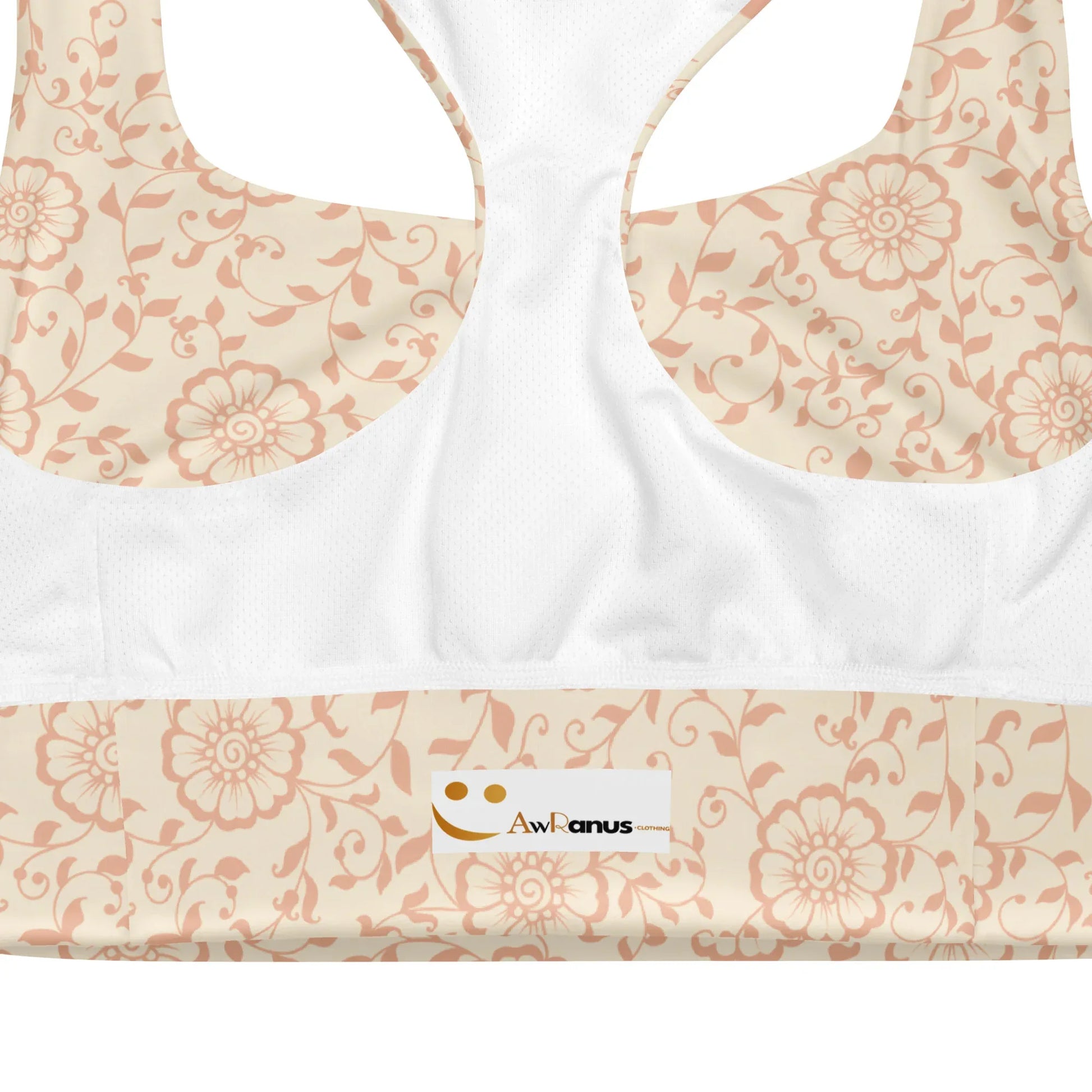 Recycled Longline Sports Bra - AwRans Clothing