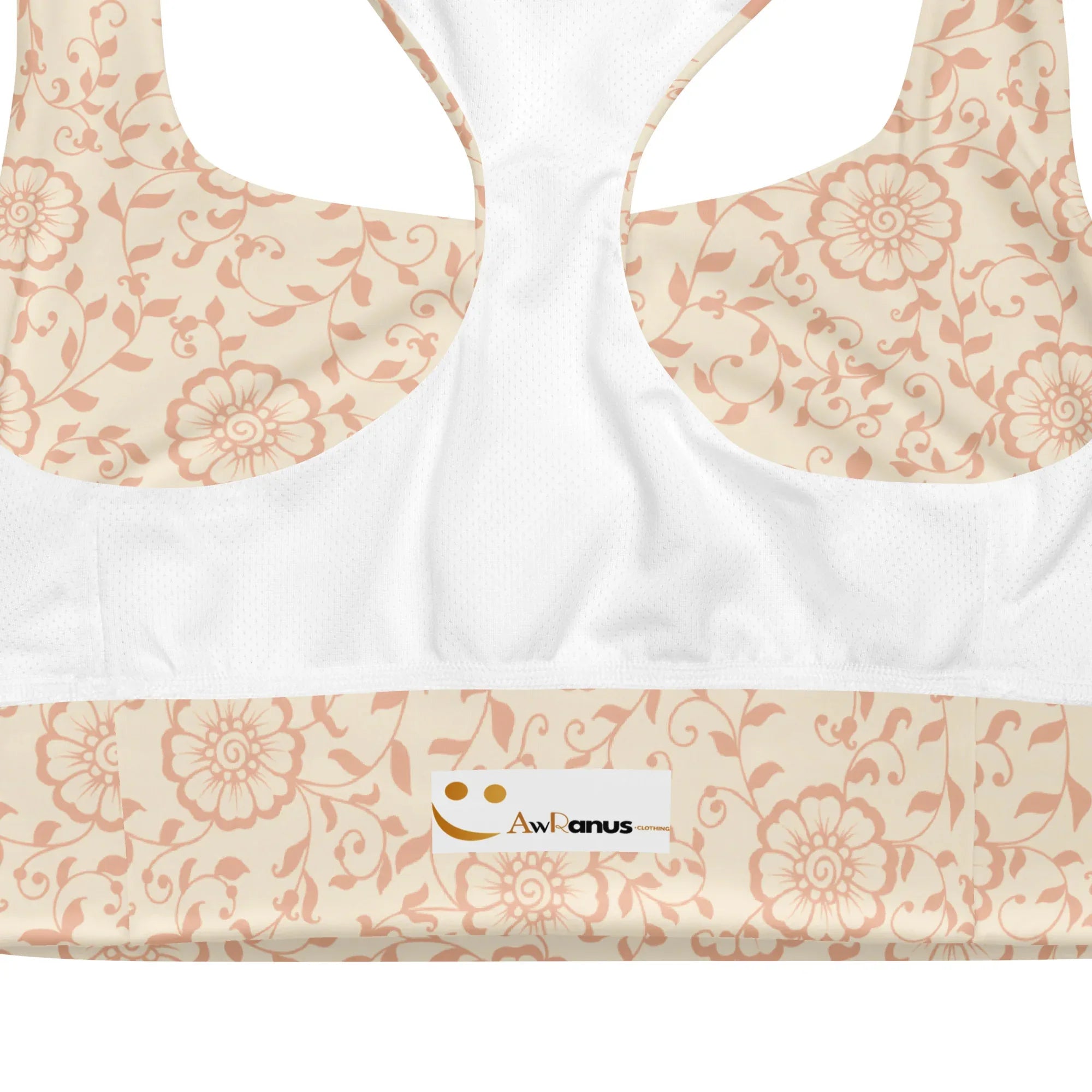 Recycled Longline Sports Bra Sports Bra AwRans Clothing all-over-print-recycled-longline-sports-bra-white-product-details-67ec5a26c85ae