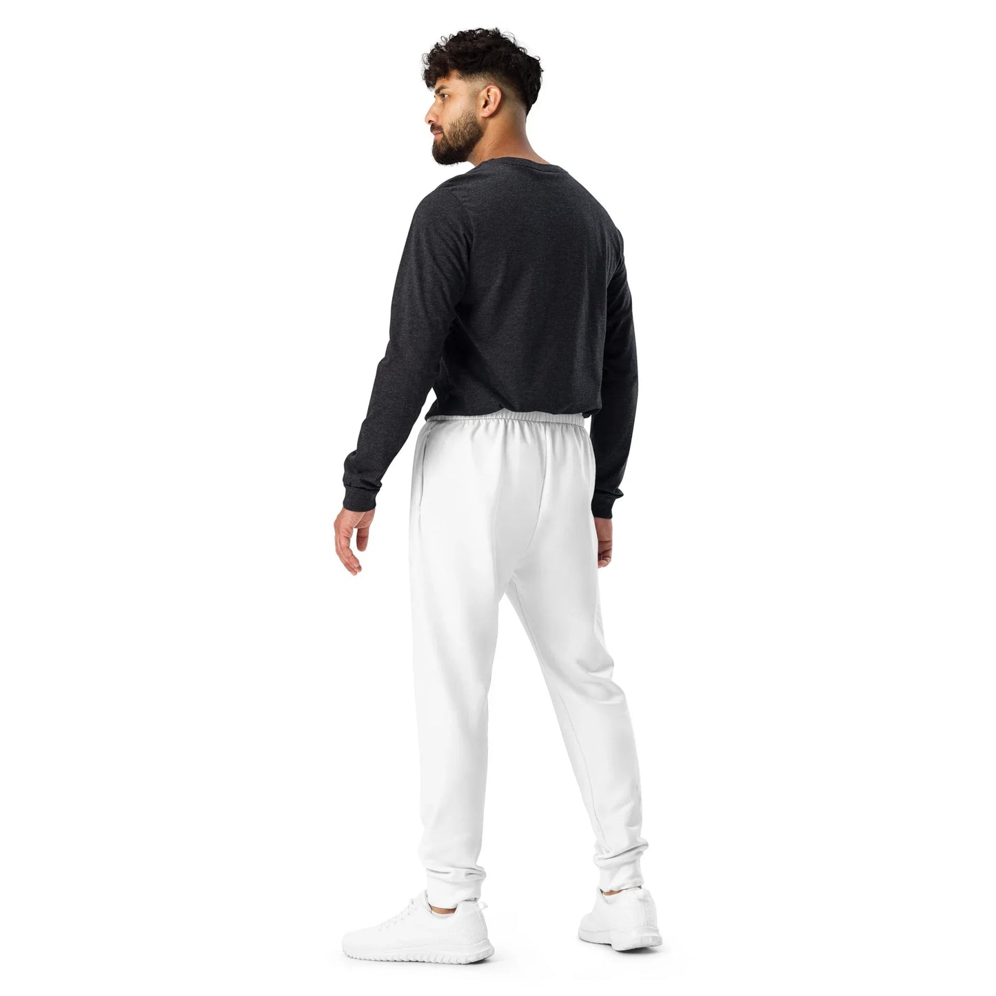 Men's Joggers White - AwRans Clothing