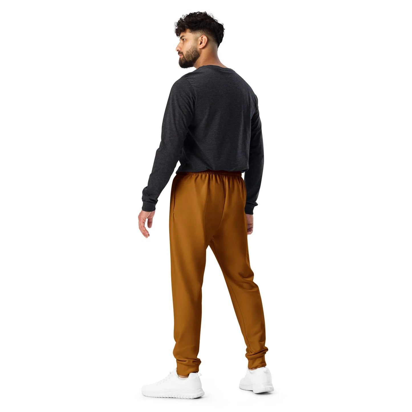 Men's Joggers Brown-Orange - AwRans Clothing