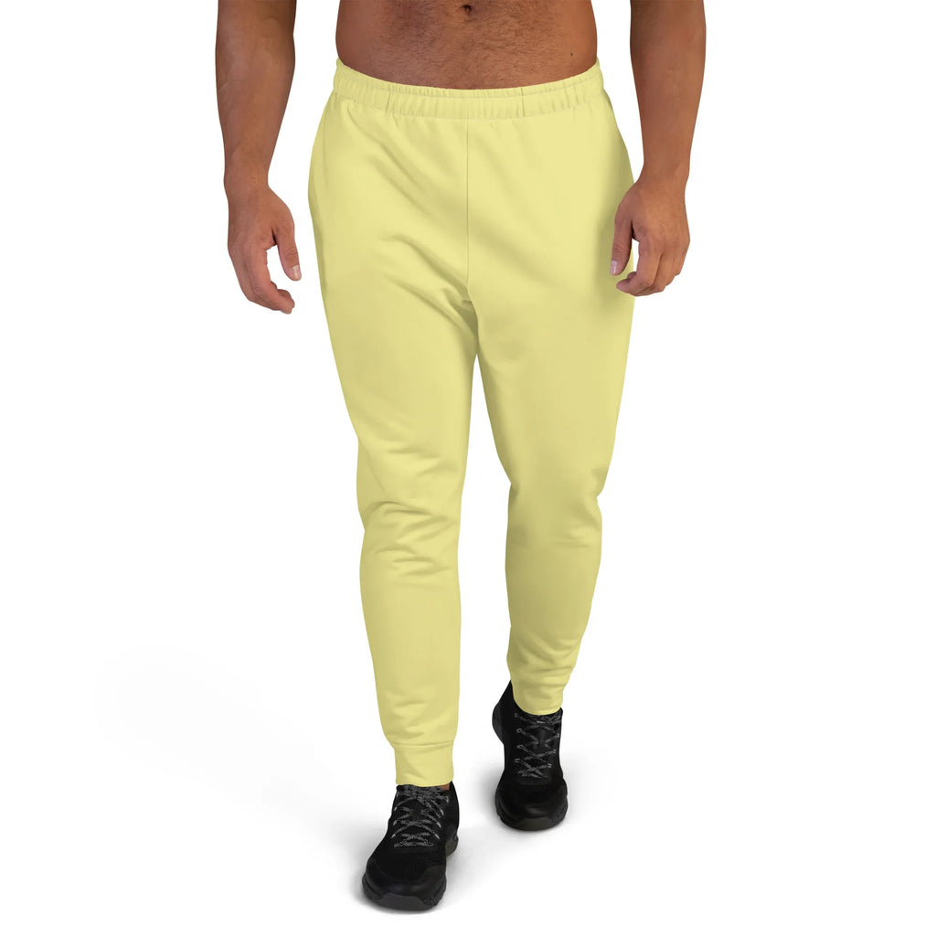 Men's Joggers Khaki joggers AwRans Clothing all-over-print-recycled-mens-joggers-white-front-67902d9b7bc68