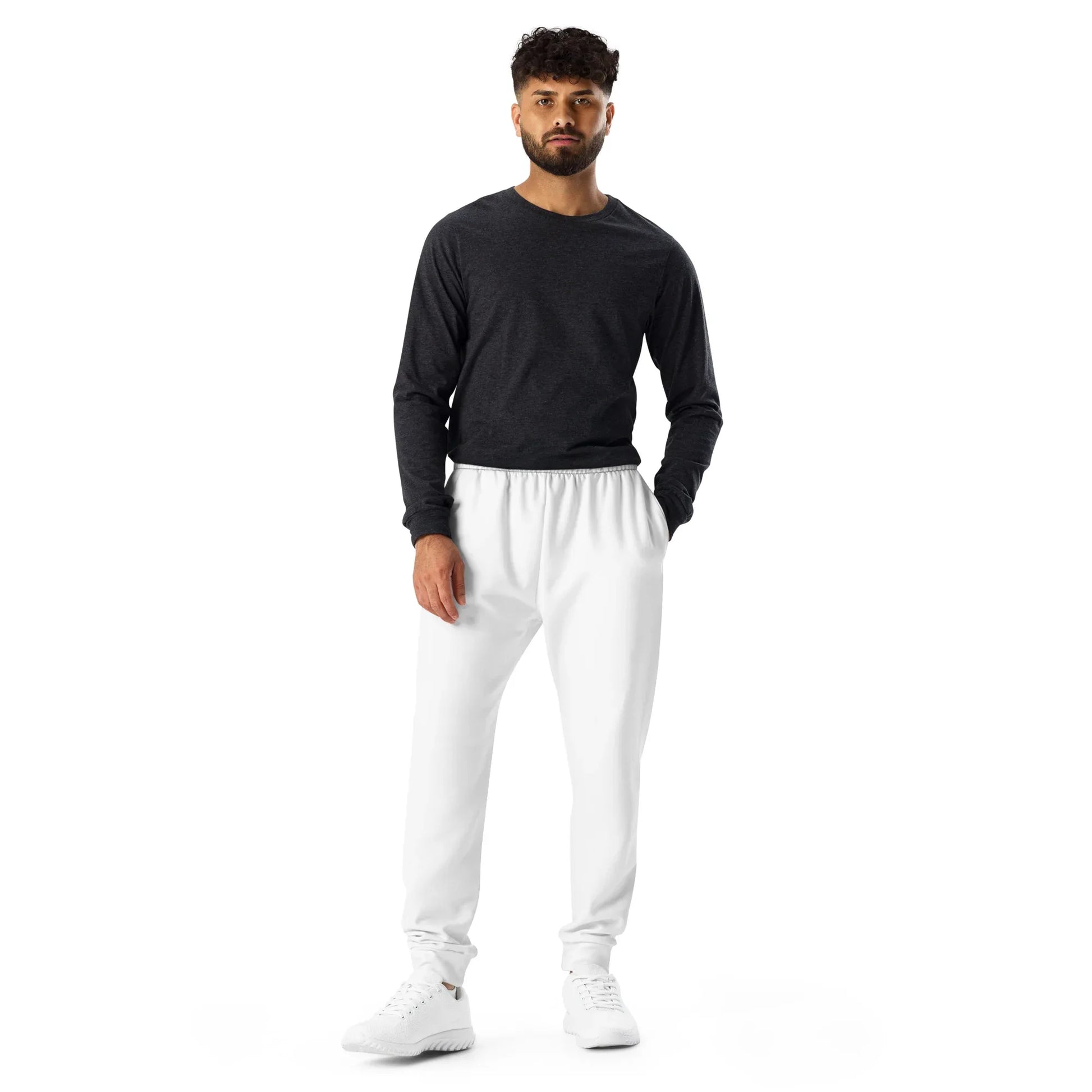 Men's Joggers White - AwRans Clothing