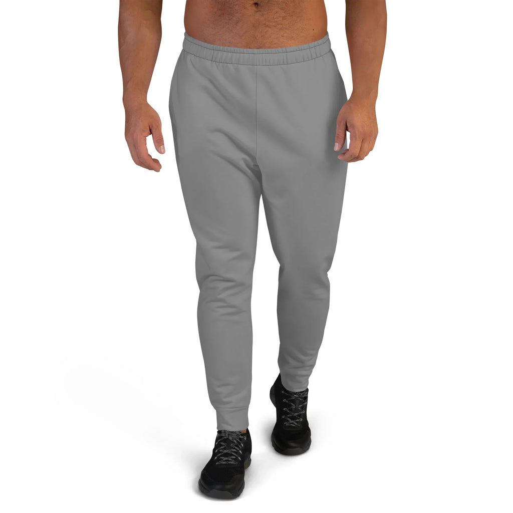 Men's Joggers Gray joggers AwRans Clothing all-over-print-recycled-mens-joggers-white-front-6790c3894c79a