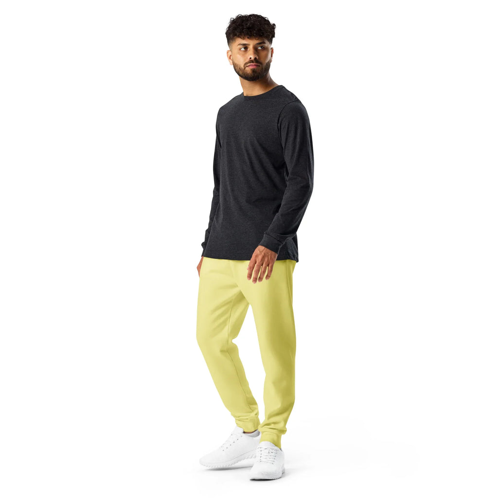Men's Joggers Khaki joggers AwRans Clothing all-over-print-recycled-mens-joggers-white-left-67902d9b7b776