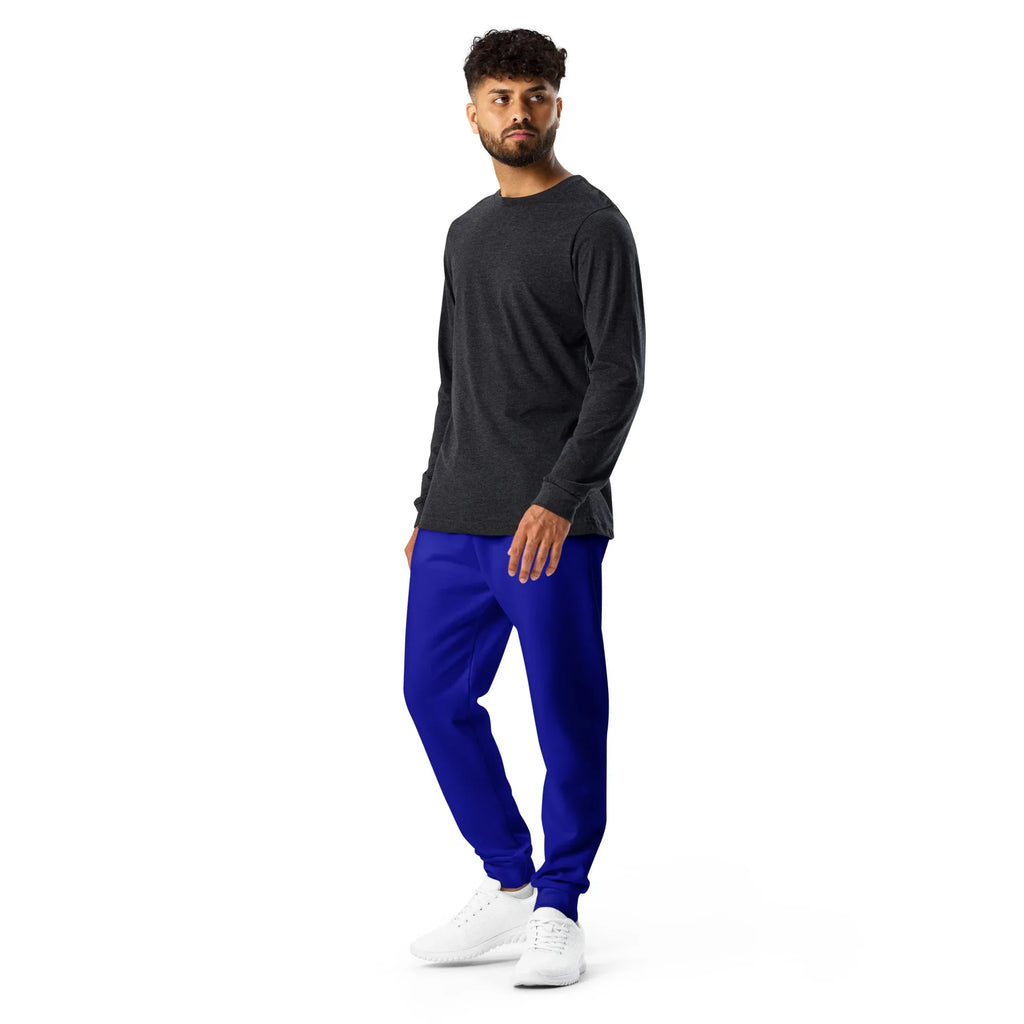 Men's Joggers NavyBlue joggers AwRans Clothing all-over-print-recycled-mens-joggers-white-left-6790ba9114179
