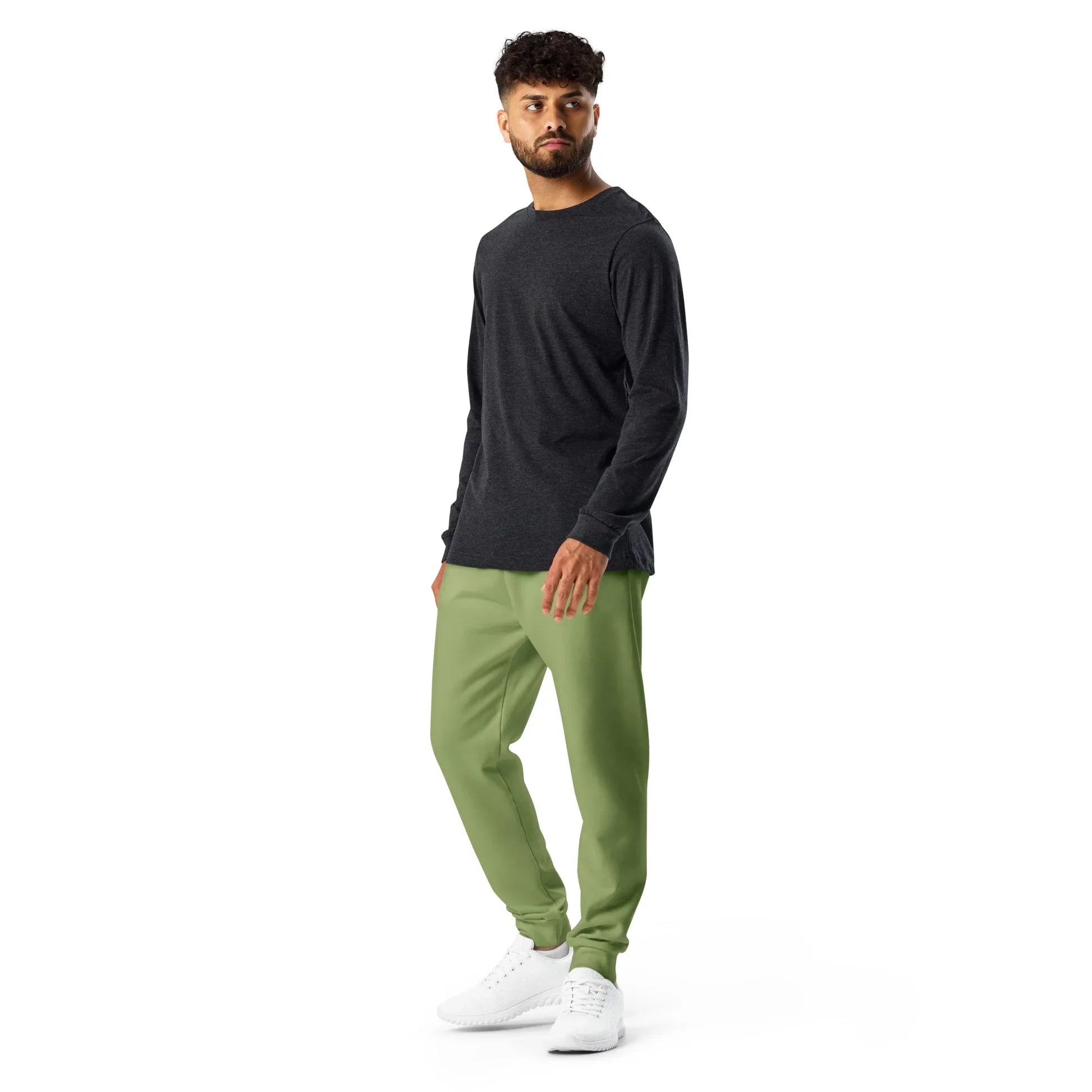 Men's Joggers Sage-Green - AwRans Clothing