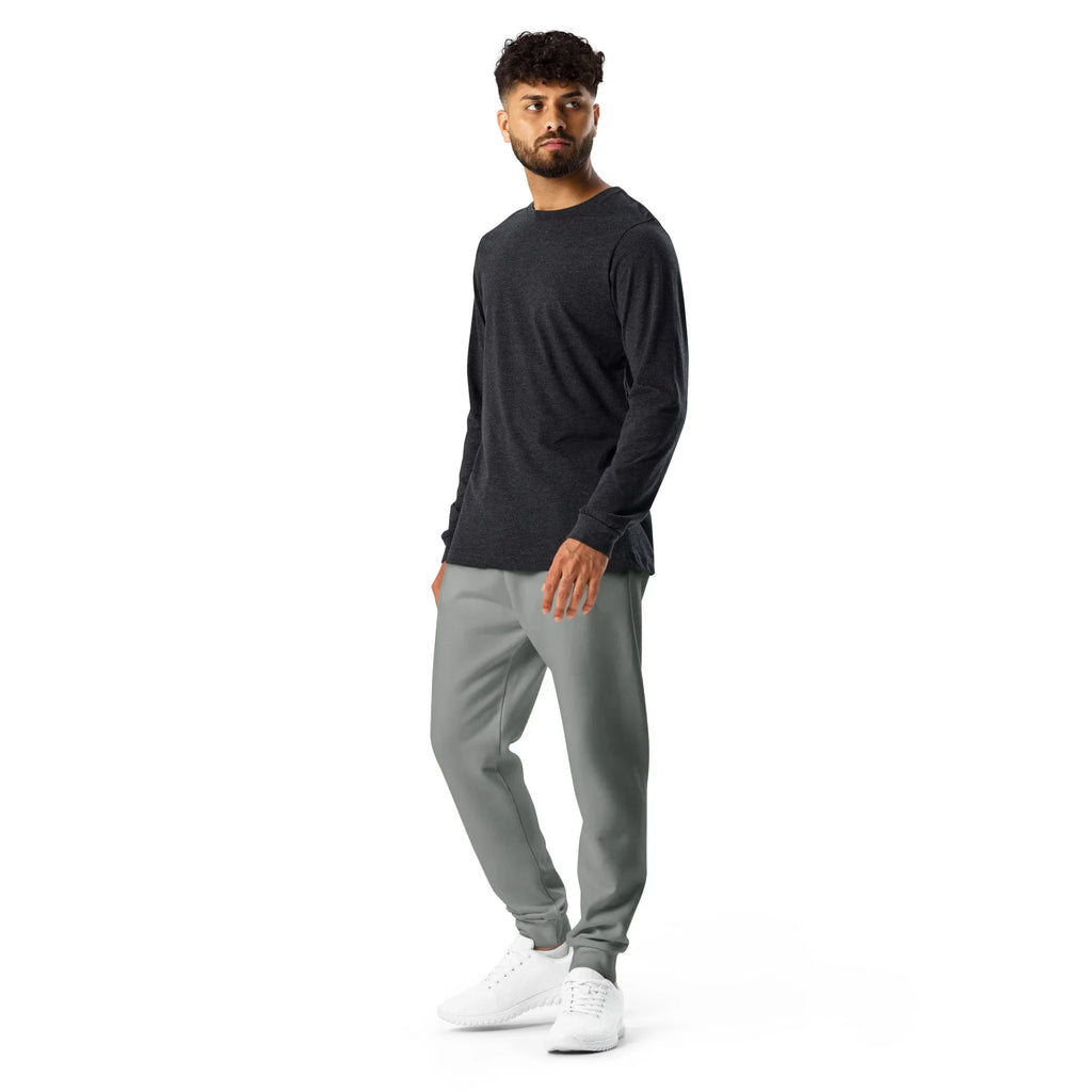 Men's Joggers Smoke joggers AwRans Clothing all-over-print-recycled-mens-joggers-white-left-6790bb57e57a4