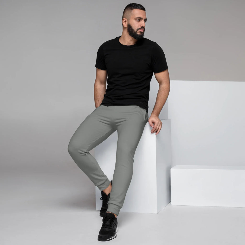 Men's Joggers Smoke joggers AwRans Clothing all-over-print-recycled-mens-joggers-white-left-6790bb57e5d09