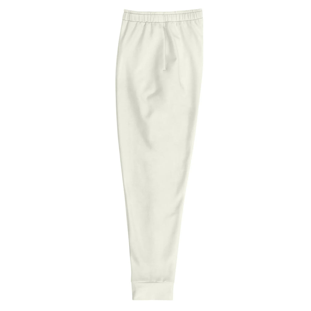 Men's Joggers Ivory joggers AwRans Clothing all-over-print-recycled-mens-joggers-white-left-6790c2fa515b8