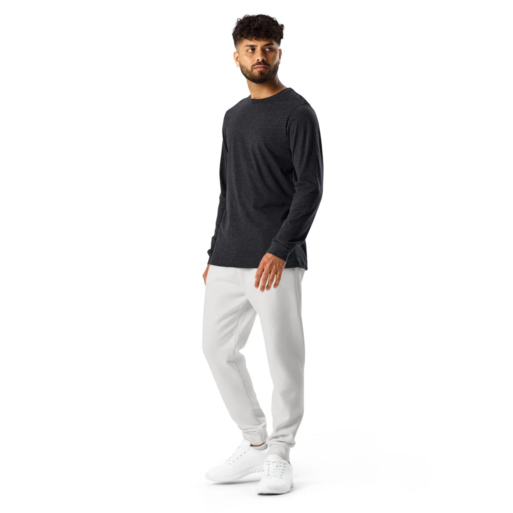 Men's Joggers Platinum joggers AwRans Clothing all-over-print-recycled-mens-joggers-white-left-6790c3385d0c0