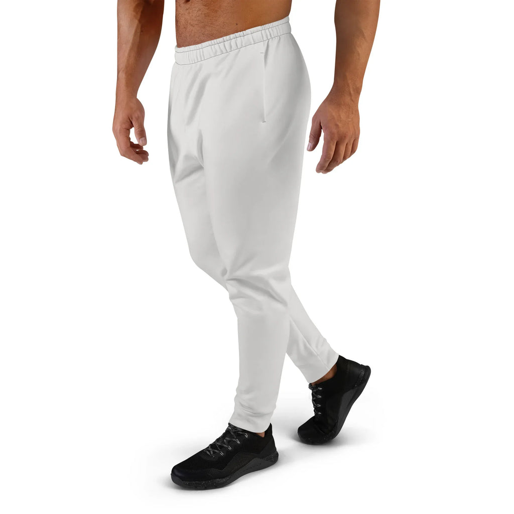 Men's Joggers Platinum joggers AwRans Clothing all-over-print-recycled-mens-joggers-white-left-6790c3385d3ce