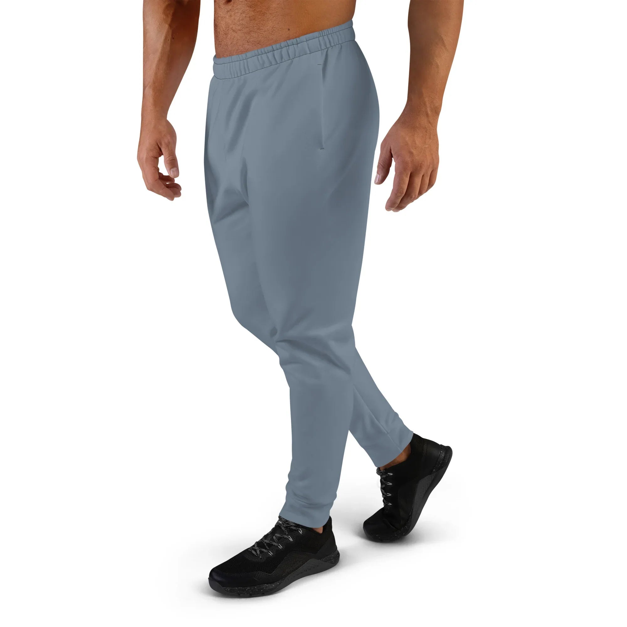 Men's Joggers Slate-Gray joggers AwRans Clothing all-over-print-recycled-mens-joggers-white-left-6790c3ab77ae0
