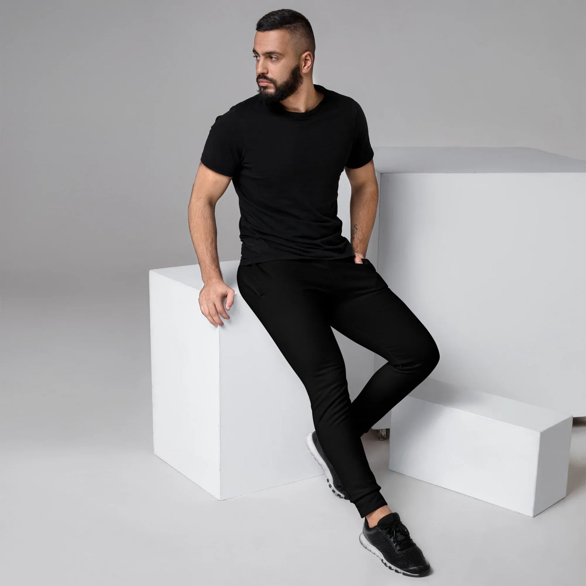 Men's Joggers BLACK - AwRans Clothing