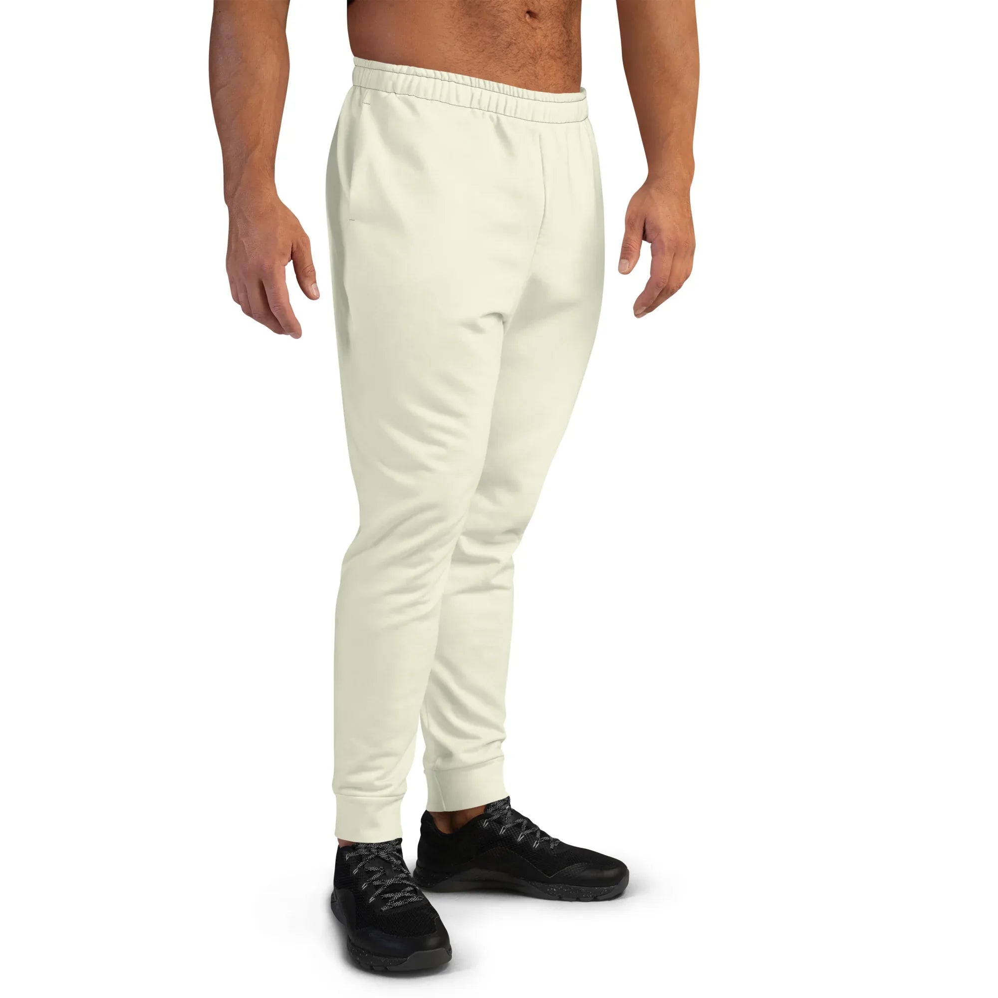 Men's Joggers Beige joggers AwRans Clothing all-over-print-recycled-mens-joggers-white-right-6790baebacd25