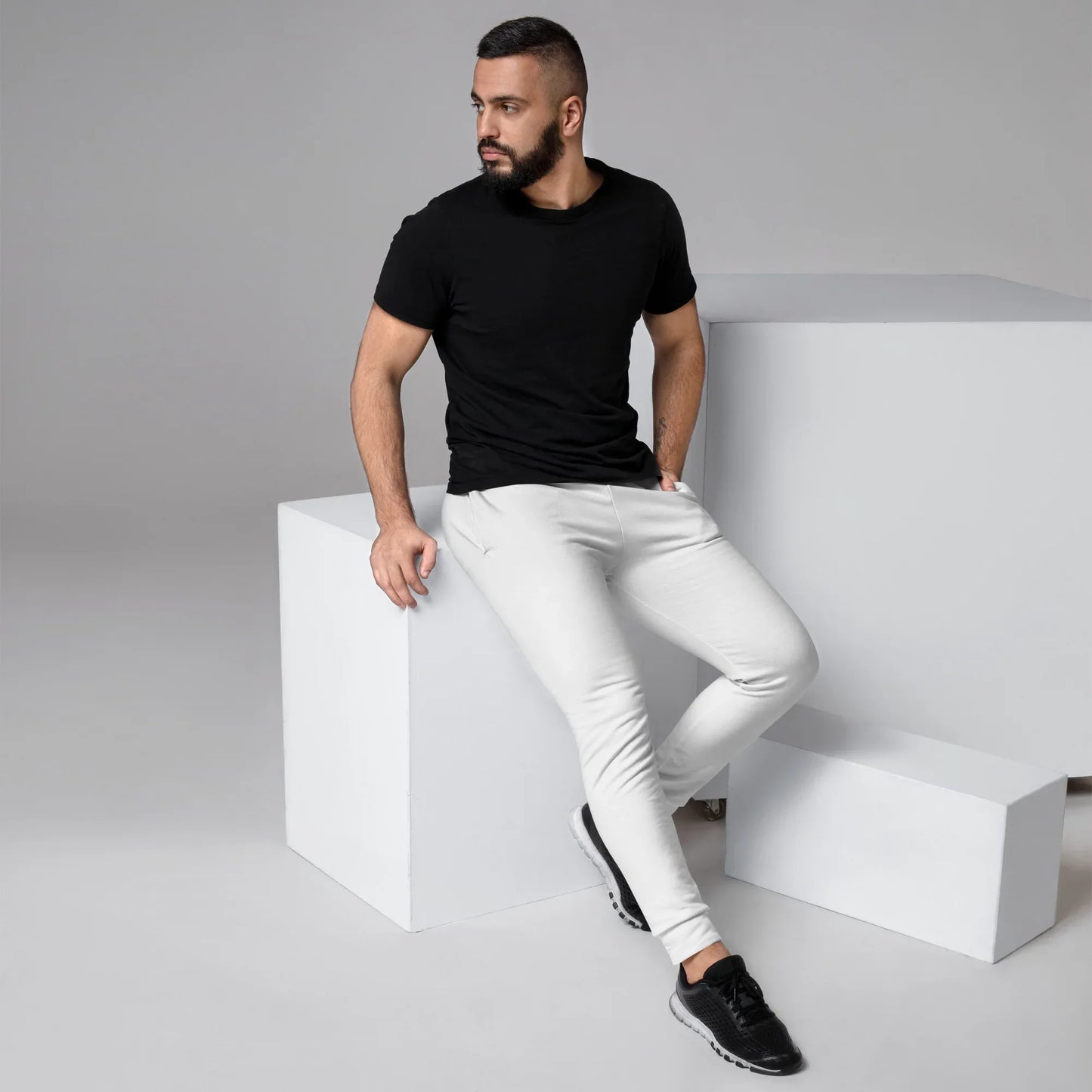 Men's Joggers White - AwRans Clothing