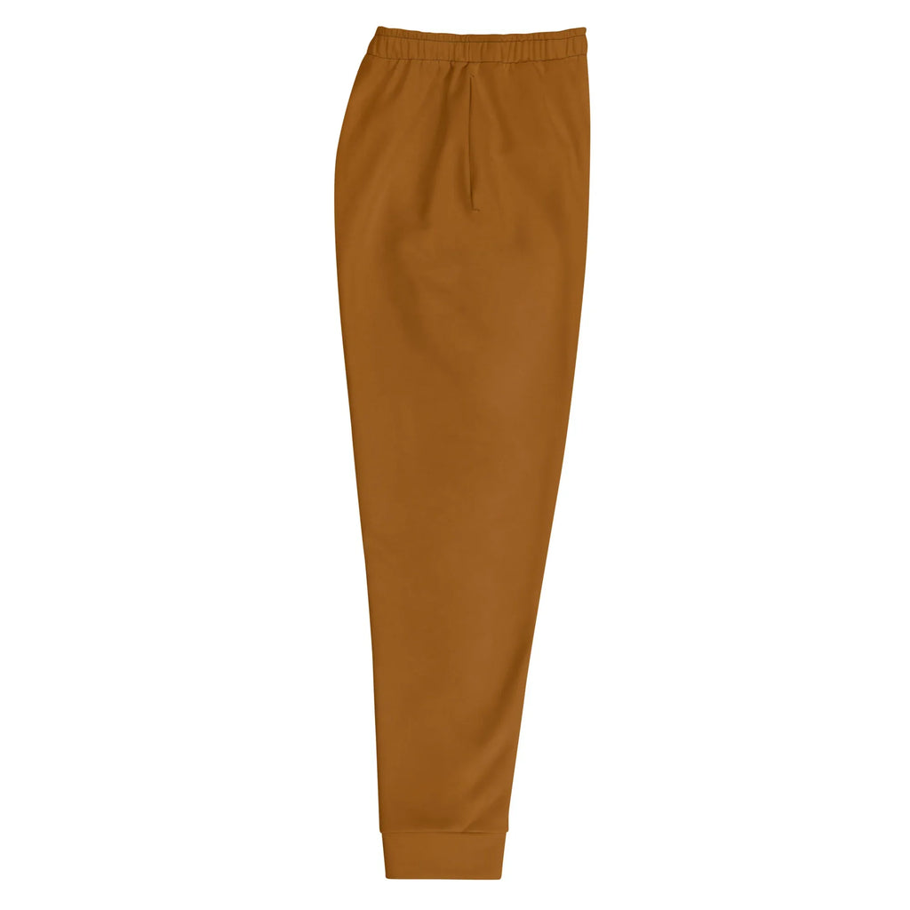 Men's Joggers Brown-Orange joggers AwRans Clothing all-over-print-recycled-mens-joggers-white-right-6790c35c57177