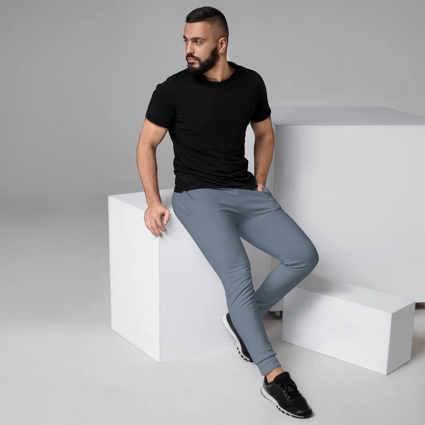 Men's Joggers Slate-Gray - AwRans Clothing