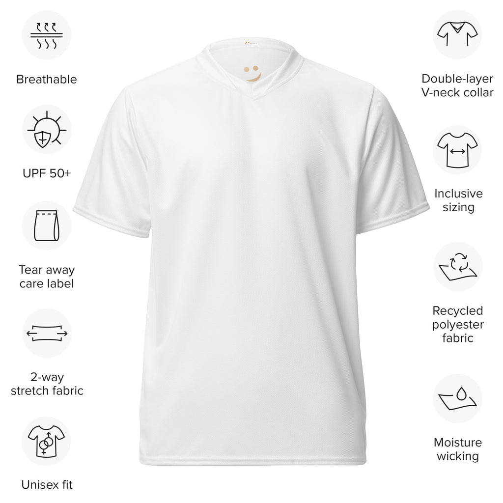 Unisex Recycled Sports Jersey sports jersey AwRans Clothing all-over-print-recycled-unisex-sports-jersey-white-front-67c51ddb62f5a