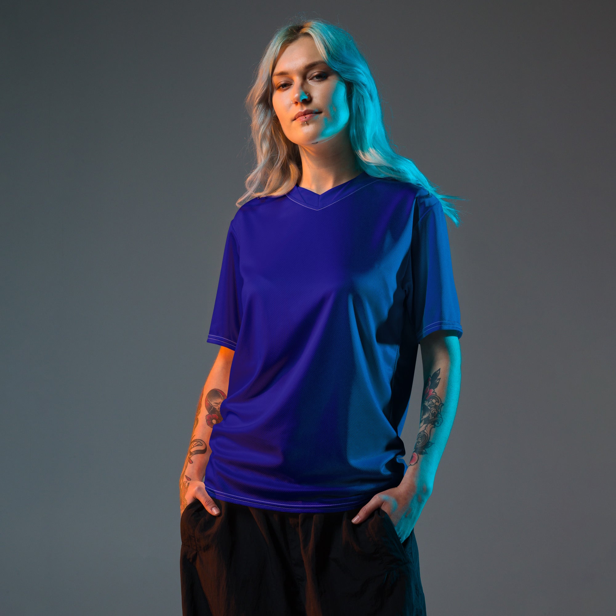 Unisex Recycled Sports Jersey sports jersey AwRans Clothing all-over-print-recycled-unisex-sports-jersey-white-front-67c52b487d8be