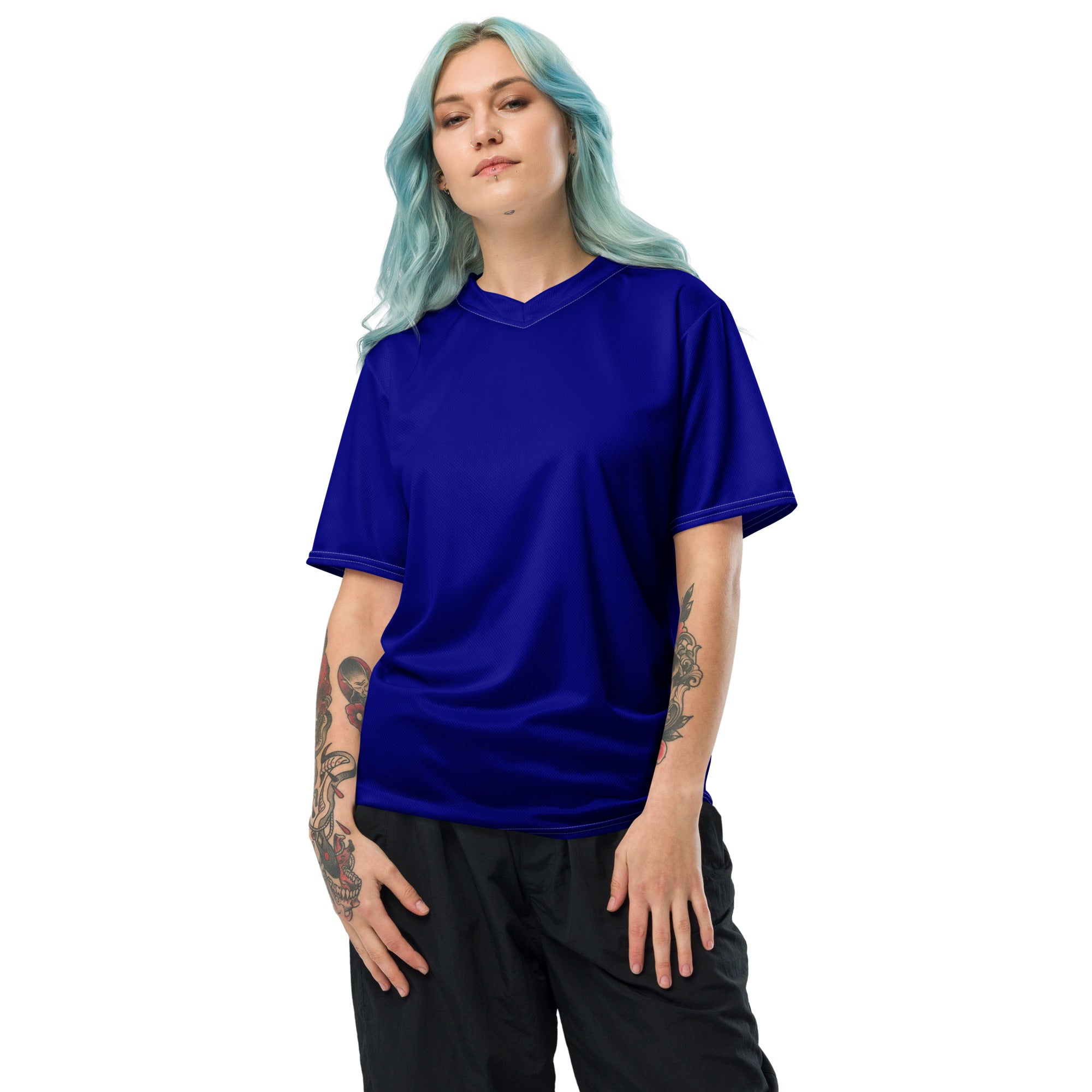 Unisex Recycled Sports Jersey sports jersey AwRans Clothing all-over-print-recycled-unisex-sports-jersey-white-front-67c52b487d9a1